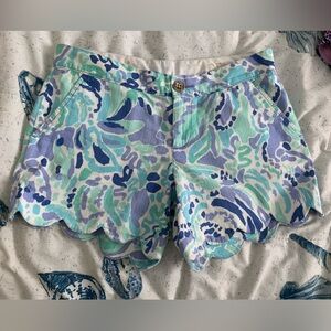 EUC Lilly Pulitzer buttercup Shorts size 0
